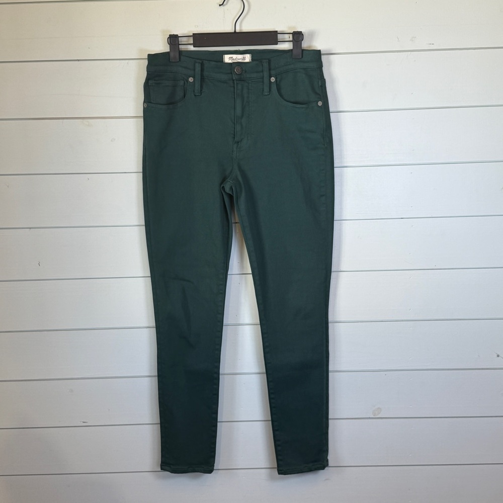 Madewell mid rise skinny jeans green women's‎ size 28